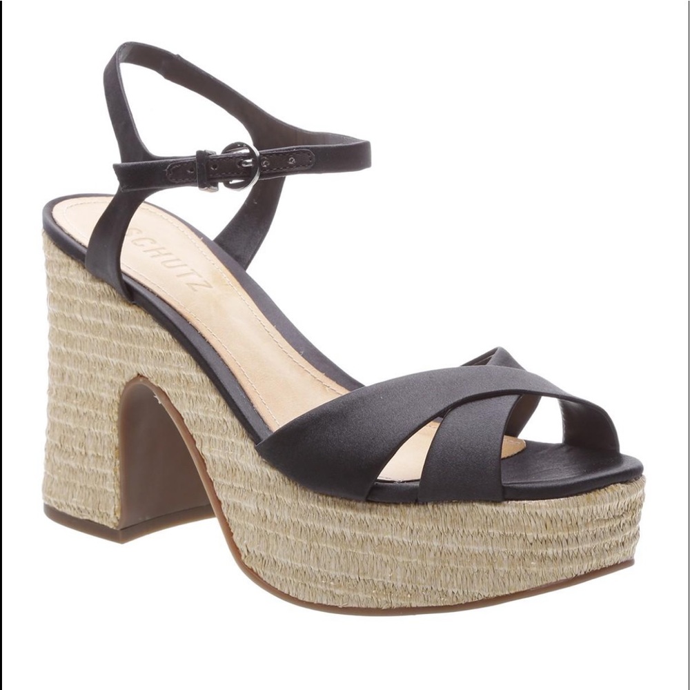 SCHUTZ PLATFORM SANDALS like new